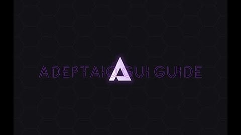 AdeptAIO GUI Guide