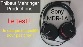 Test du casque filaire Sony MDR-1A ! Un casque de qualité pour pas cher ? 🤔
Jai fais un unboxing de ce casque il y a déjà plusieurs années.
Je lai énormément utilisé et je laime beaucoup.
Je vous laisse découvrir pourquoi dans cette vidéo !
Bon visionnage 😊
Musique dintroduction :
HolFix - Beyond the Kingdom :
https://youtu.be/2CiGpsBLBX8
Chaîne YouTube de HolFix :
https://www.youtube.com/holfix Test du casque filaire Sony MDR-1A ! Un casque de qualité pour pas cher ? 🤔