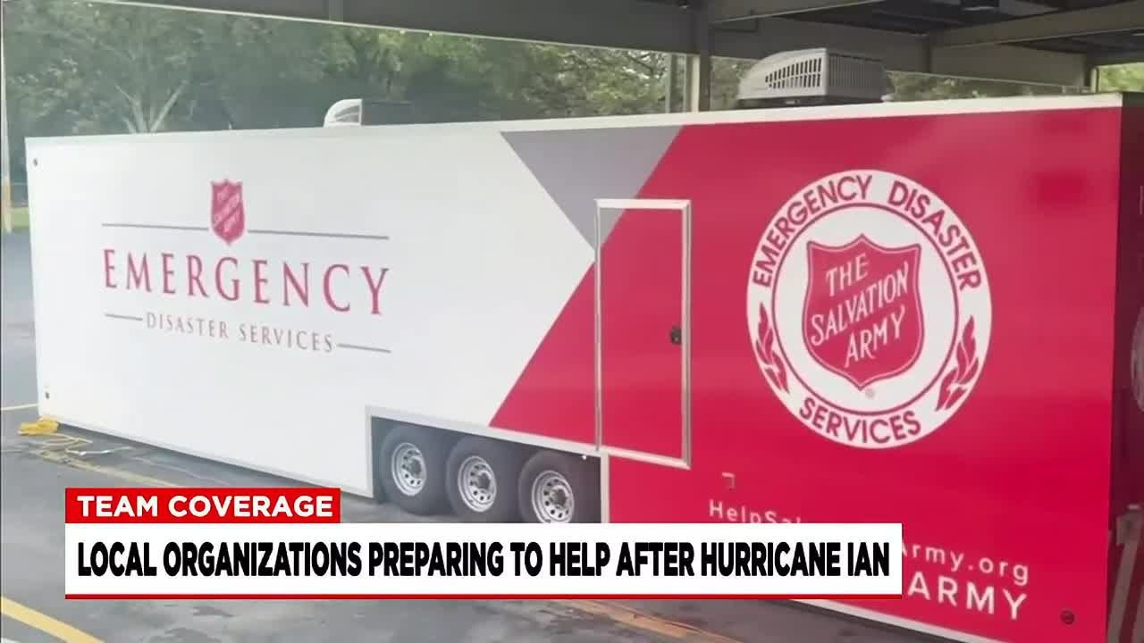 Local Salvation Army, Red Cross volunteers prepare for Hurricane Ian ...