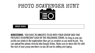 Photo Scavenger Hunt