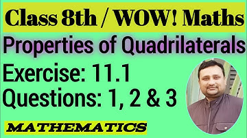 Wow Maths Class 8 Chapter 11 Exercise 11.1 Q 1 | Wow Maths Class 8 Ex 11.1 Q 2 | Maths Ki Ghanti