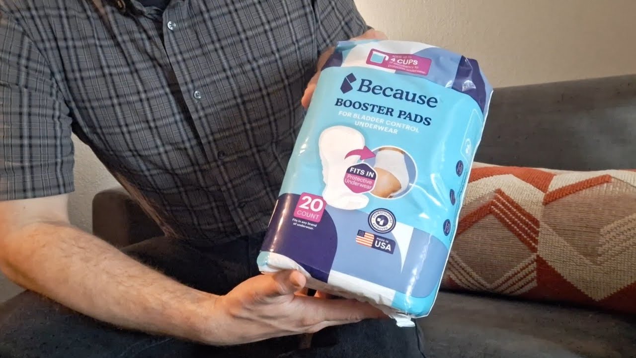 Because Premium Incontinence Booster Pads for Men and Women, Adds Extra Absorbency to Adult Diapers