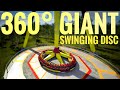 360°Giant Swinging Disc POV VR rollercoaster 360 도 롯데월드 마인크래프트 롤러코스터 ジェットコースター