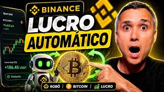 BINANCE CONFIGUREI UM ROBÔ DE $100 E ELE FEZ ISSO