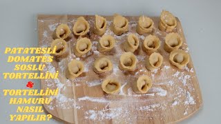 İtalyan mantısı Tortellini hamuru nasıl yapılır - domates soslu Tortellini tarifi
