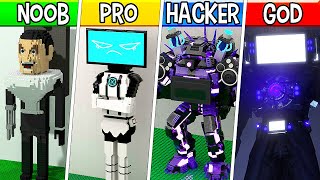 LEGO ALL Characters in Skibidi Wars (Collection #8) : Noob, Pro, HACKER! / (Skibidi Wars)