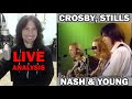 British guitarist analyses Crosby, Stills, Nash & Young live in 1970!
