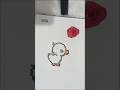 beautiful duck pixel art🦆🎨#art #crafts #diy #pixel #artist #craft #diycrafts #pixelart #drawing
