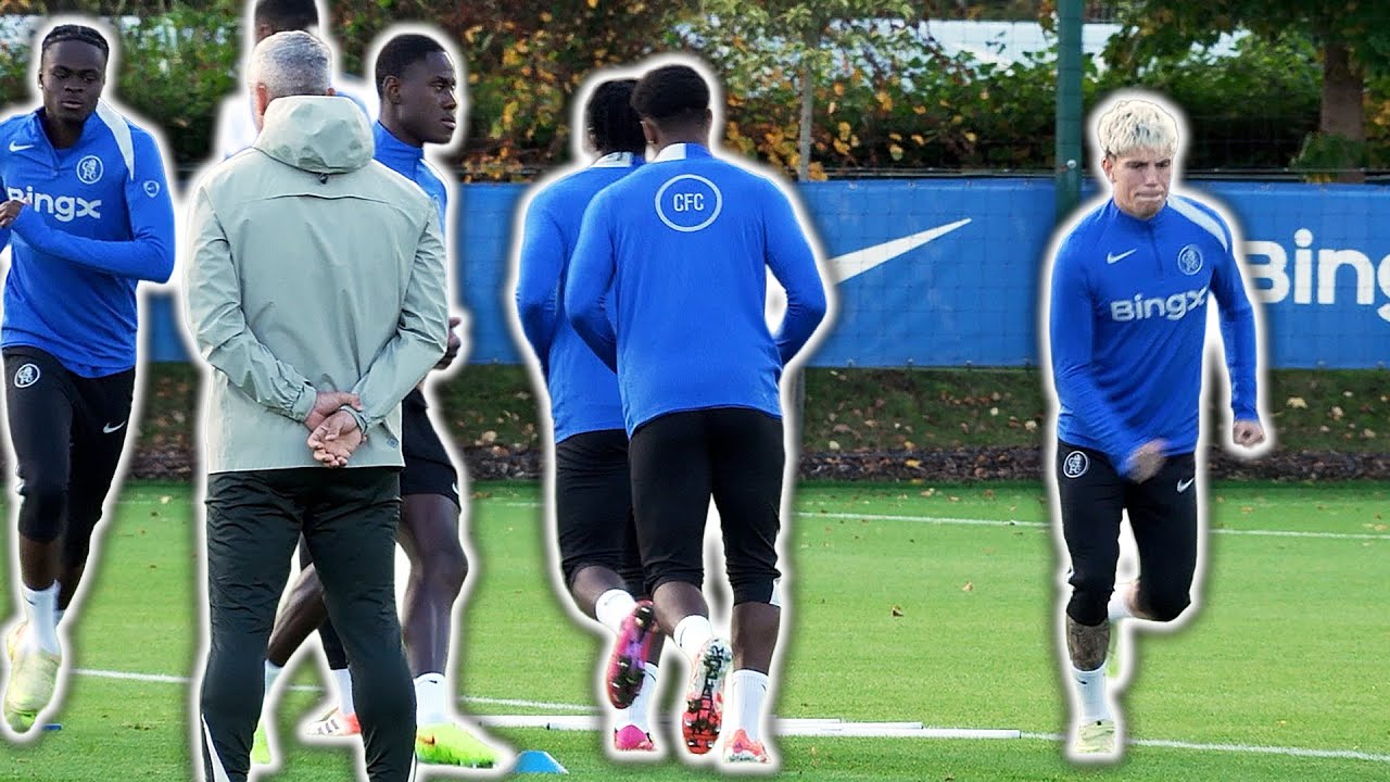 ENZO FERNANDEZ BACK IN TRAINING! 💪 | Chelsea train ahead of Ajax Champions League clash