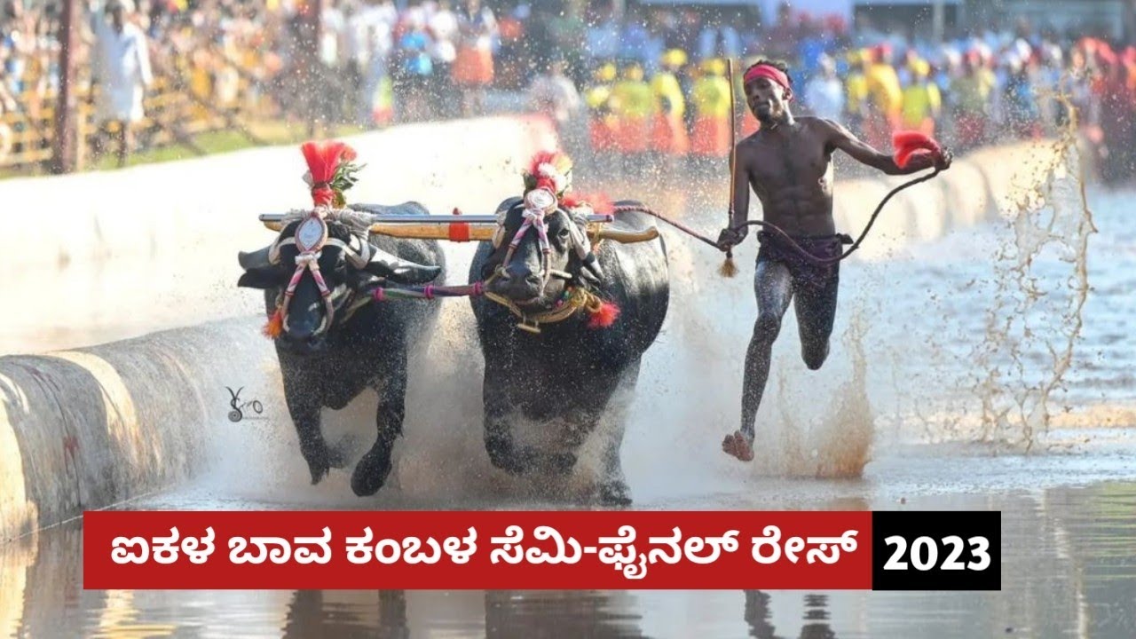 Aikala Bava Kambala Semifinal Race 2023,| Namma Kambala