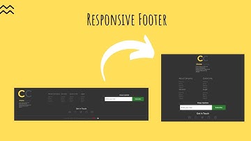 Responsive footer Design html css #footer #htmlfooter #cssfooter