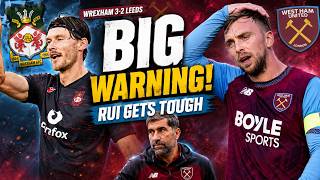 Wrexham Send West Ham a BIG Warning as Rui Pedro Silva Gets Tough | West Ham News Today