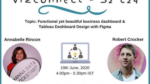 VizConnect Functional yet beautiful business dashboard & Tableau Dashboard Design with Figma