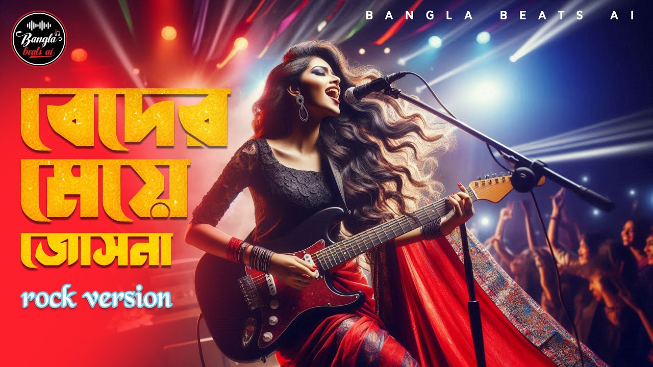 Beder meye josna rock version song - বেদের মেয়ে জোসনা  Bengali Folk Rock Female song