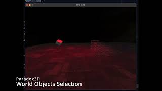 Paradox3D - World Objects Selection