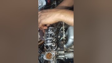 how to tapet adgestmint after complete engine overhaul Isuzu nkr truck shot video viral