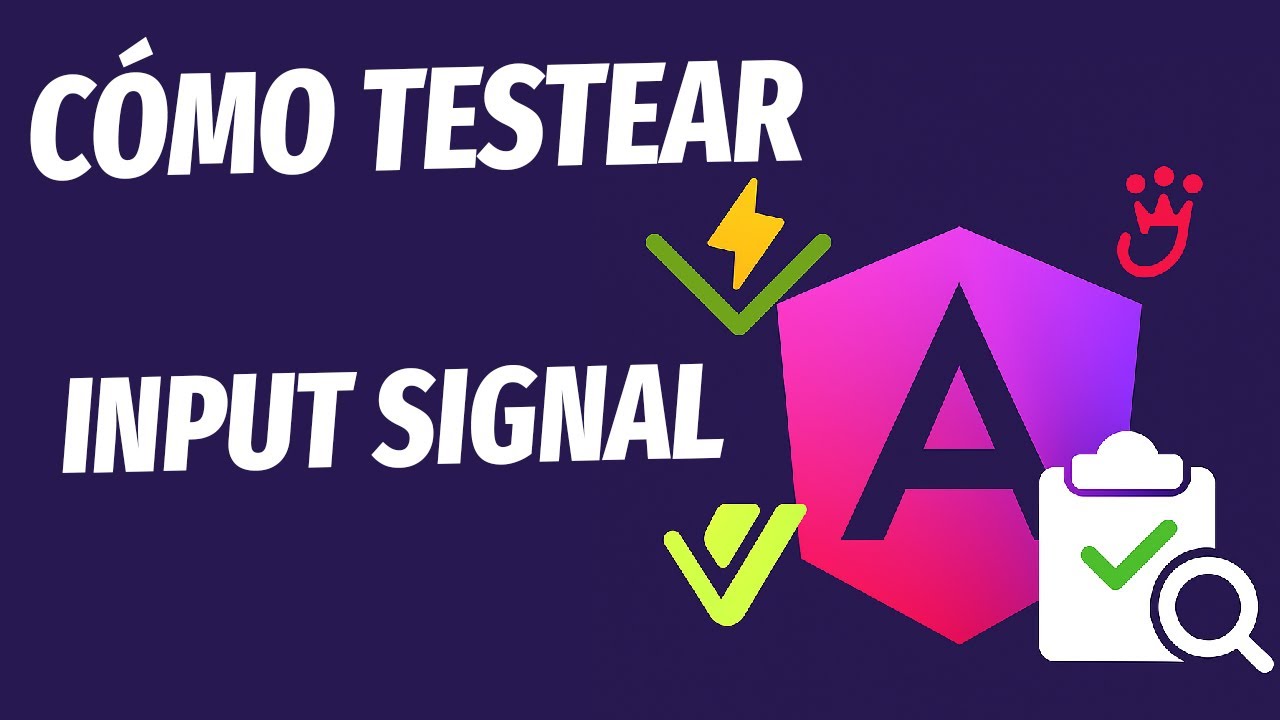 Input Signal en Angular con Testing Library y Jest- Unit test - YouTube