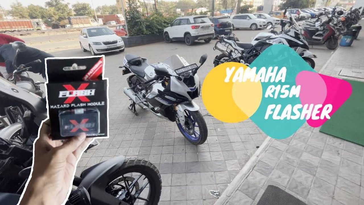 Yamaha R15M 🏍️- Flash X Hazzard (Flasher)