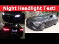 2023 Mercedes-AMG C43 Sedan Headlight Test and Night Drive