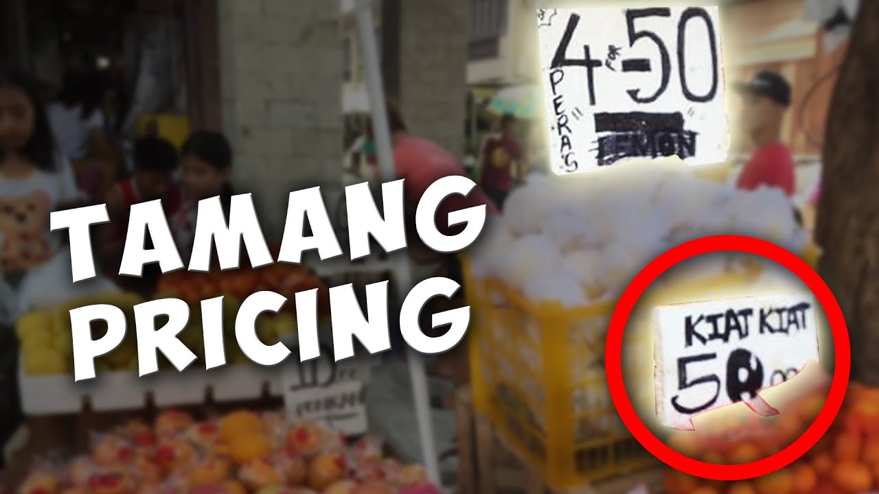 Tamang pag PRESYO ng Products sa PALENGKE para iwas LUGI sa negosyo