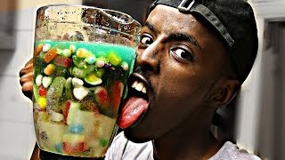 SWEETEST DRINK IN THE WORLD CHALLENGE!! (SWEETS + SOFT DRINKS + BAG OF SUGAR)