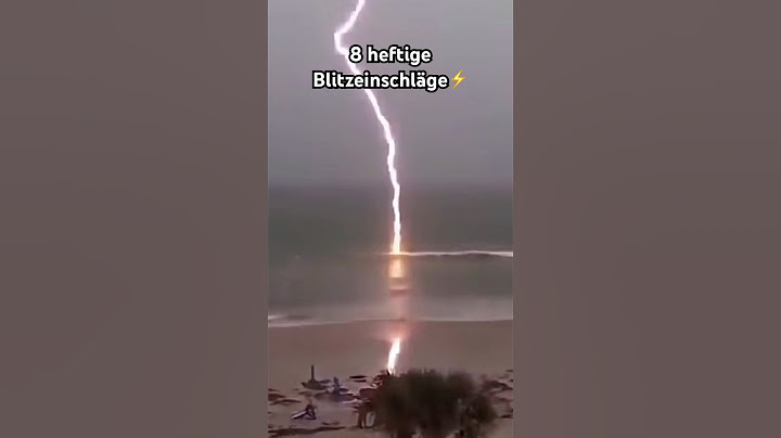 8 heftige Blitzeinschläge⚡️