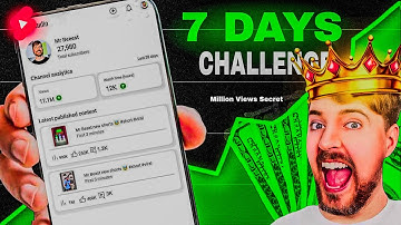 7 DAYS Challenge ( Upload Copy Paste Videos ) How To Viral YouTube Shorts Channel From 0 Subscribers