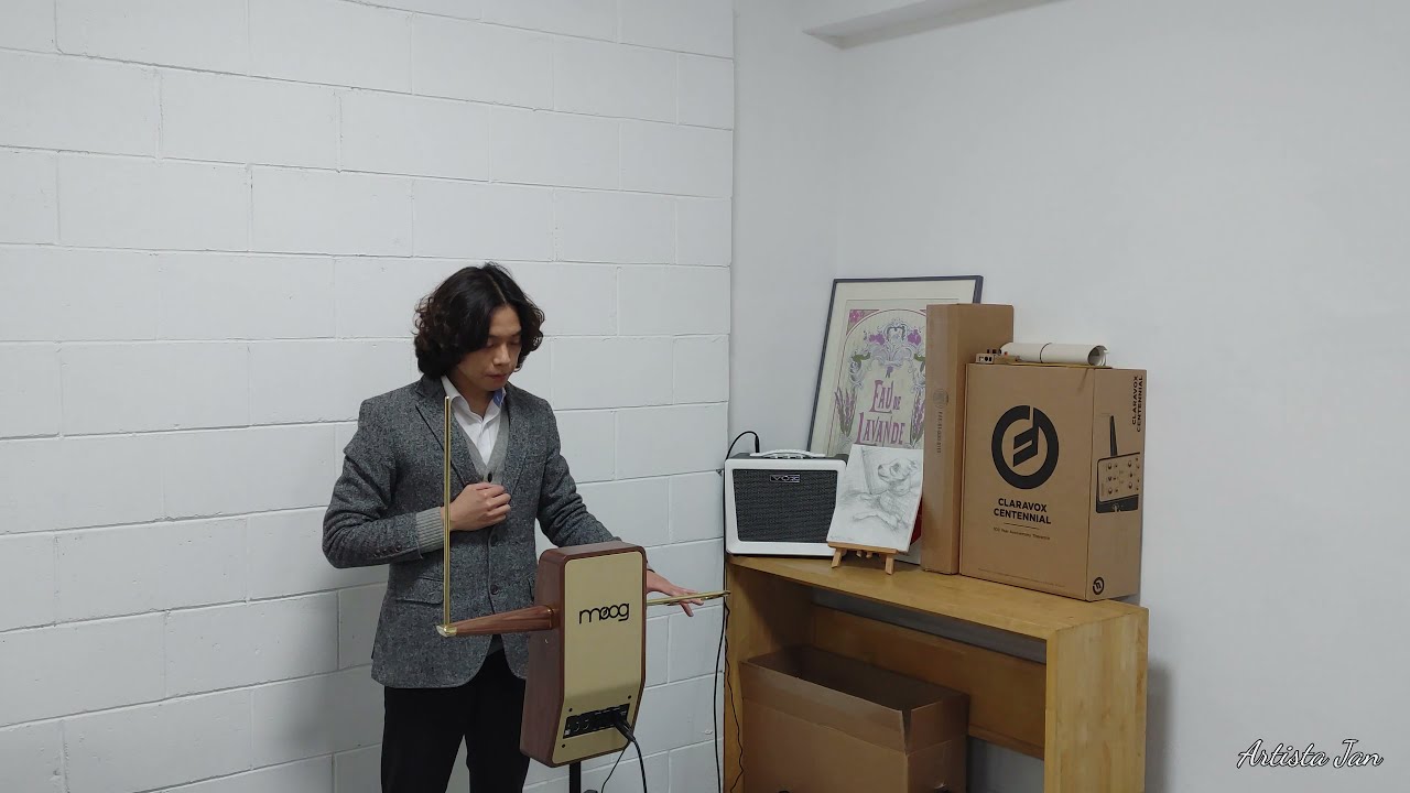 The lark(Skylark) Glinka - Theremin cover(Moog Claravox) Жаворонок