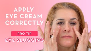 How To Apply Eye Cream  What Is Eye Slugging  Reduce Dark Circles And Eye Bags  Sonage Skincare