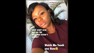 NIGERIAN WEATHER / DEWY MAKEUP #makeupartist #beautyinfluencer screenshot 4