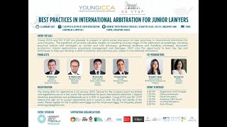 Young ICCA-SG VYAP Event on Best Practices in International Arbitration for Junior Lawyers