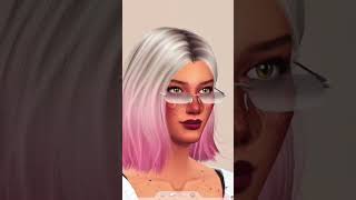 One Base \u0026 Three different Sims | Cas Challenge | #thesims4 | #shorts 😋💗✨