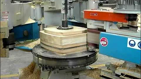 LIH-WOEI Molding copy shaper machine with two cutter heads and sanding attachment