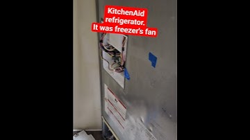 KitchenAid refrigerator repair. Problem: not turn on. It was a freezer