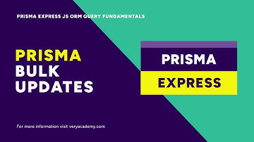 Bulk Updates | Express API & Prisma ORM Query Fundamentals Course