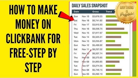 Fastest Way to Make $1,000 a Day On Clickbank in 2020 HOT