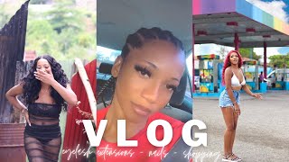 TRYING LASH EXTENSIONS IN JAMAICA (VLOG), BEAUTY MAINTENANCE, WESTMORELAND (SAV), 613 WIG INSTALL