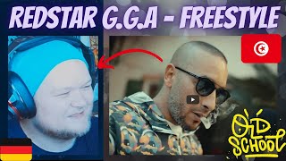THIS IS SO OLDSCHOOL | German Rapper reacts |  Redstar G.G.A  freestyle  صنع بسحر