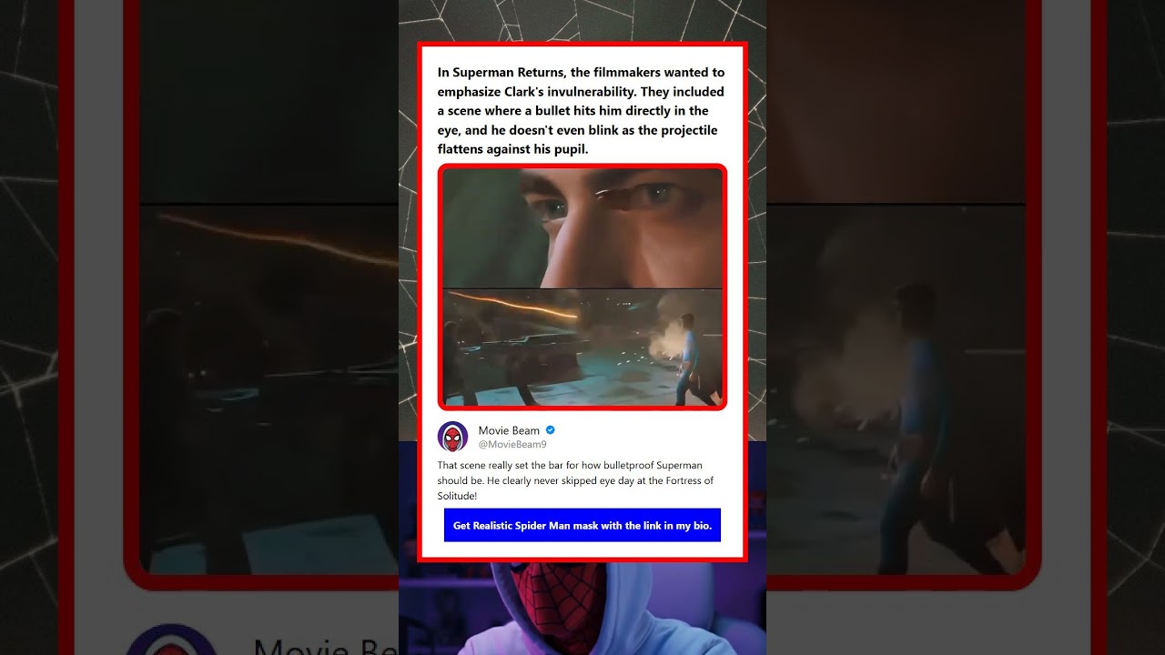 In Superman Returns the filmmakers wanted to emphasize Clarks invulnerability They included a scene