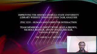 ITEC-3235 HCI Final Project Group 2 presentation