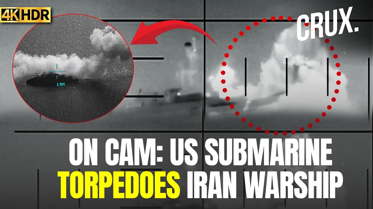 US Submarine Sinks Iran Warship in “1st Torpedo Kill Since WWII”, Tanker Hit in Strait of Hormuz |4K