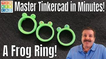 Design A Fabulous Frog Ring in Tinkercad | #frogs #design #3dprinting