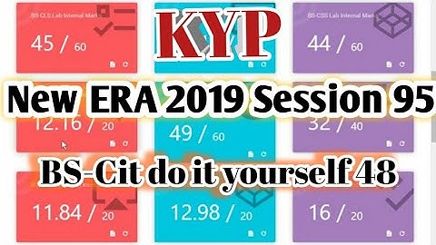 kyp session 95 Bs cit do it yourself 48 | do it yorself 48 | kyp | kyp exam | kyp do it yourself