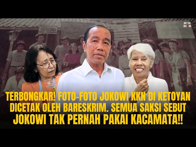 TERBONGKAR! FOTO² KKN DICETAK BARESKRIM, SEMUA SAKSI SEBUT JOKOWI TAK PERNAH PAKAI KACAMATA | #1154