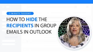 2Mt Outlook How To Hide Recipients In Group Emails