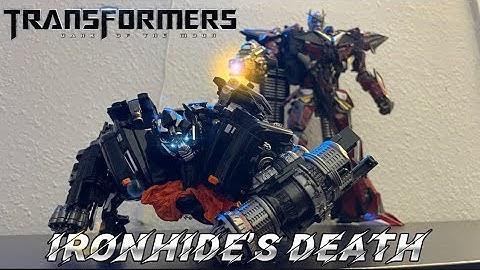Transformers DOTM Ironhide’s Death Stop Motion Recreation 4K 