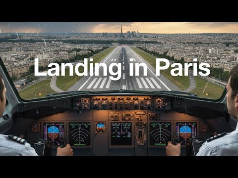 Approche de Paris Orly sur le vol TO7378