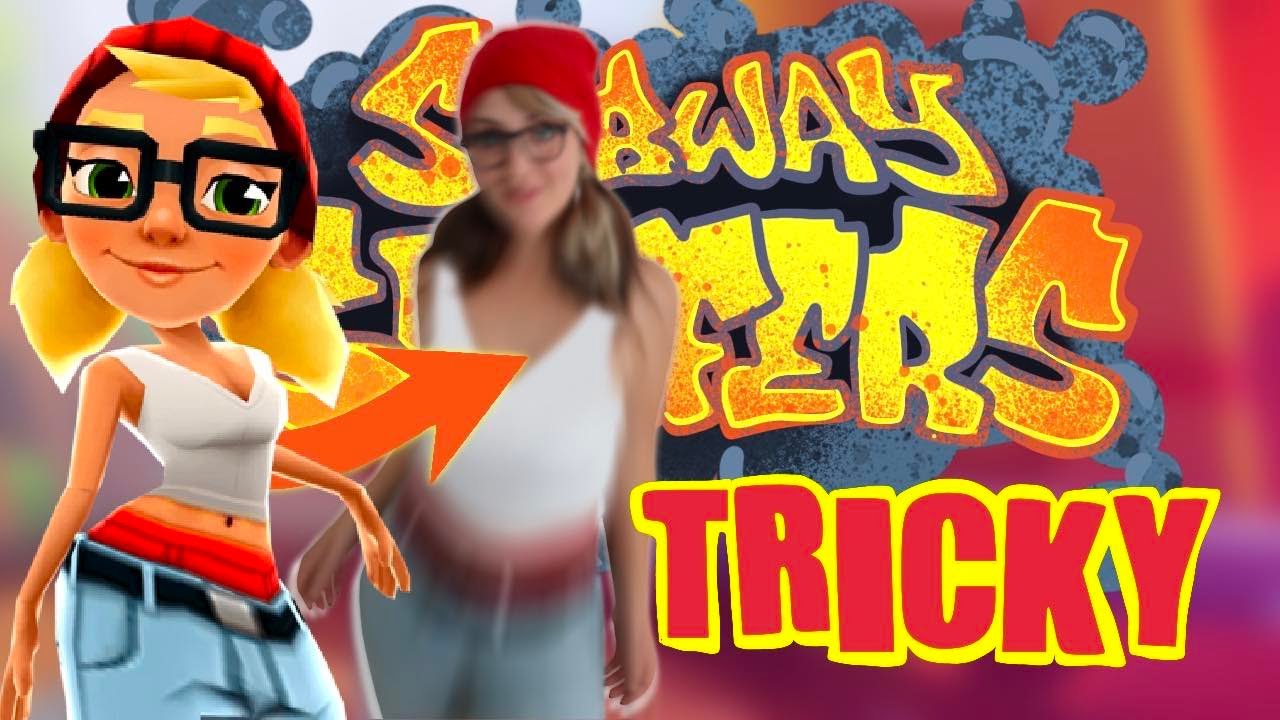 HAVE YOUR OWN TRICKY COSTUME FROM SUBWAY SURFERS