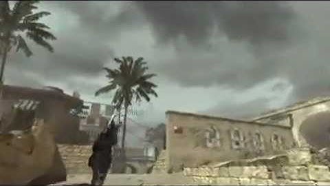 MW3 spawn throwing knife across map (Seatown)