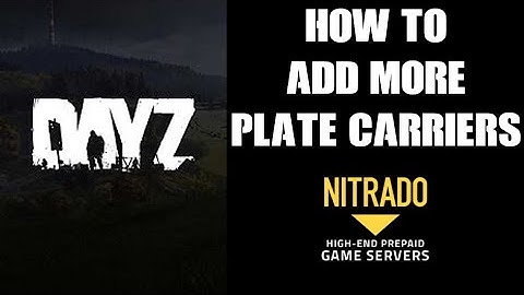 How To Increase The Spawn Rate, Add More Plate Carrier Vests: DayZ Custom Server PC PlayStation Xbox